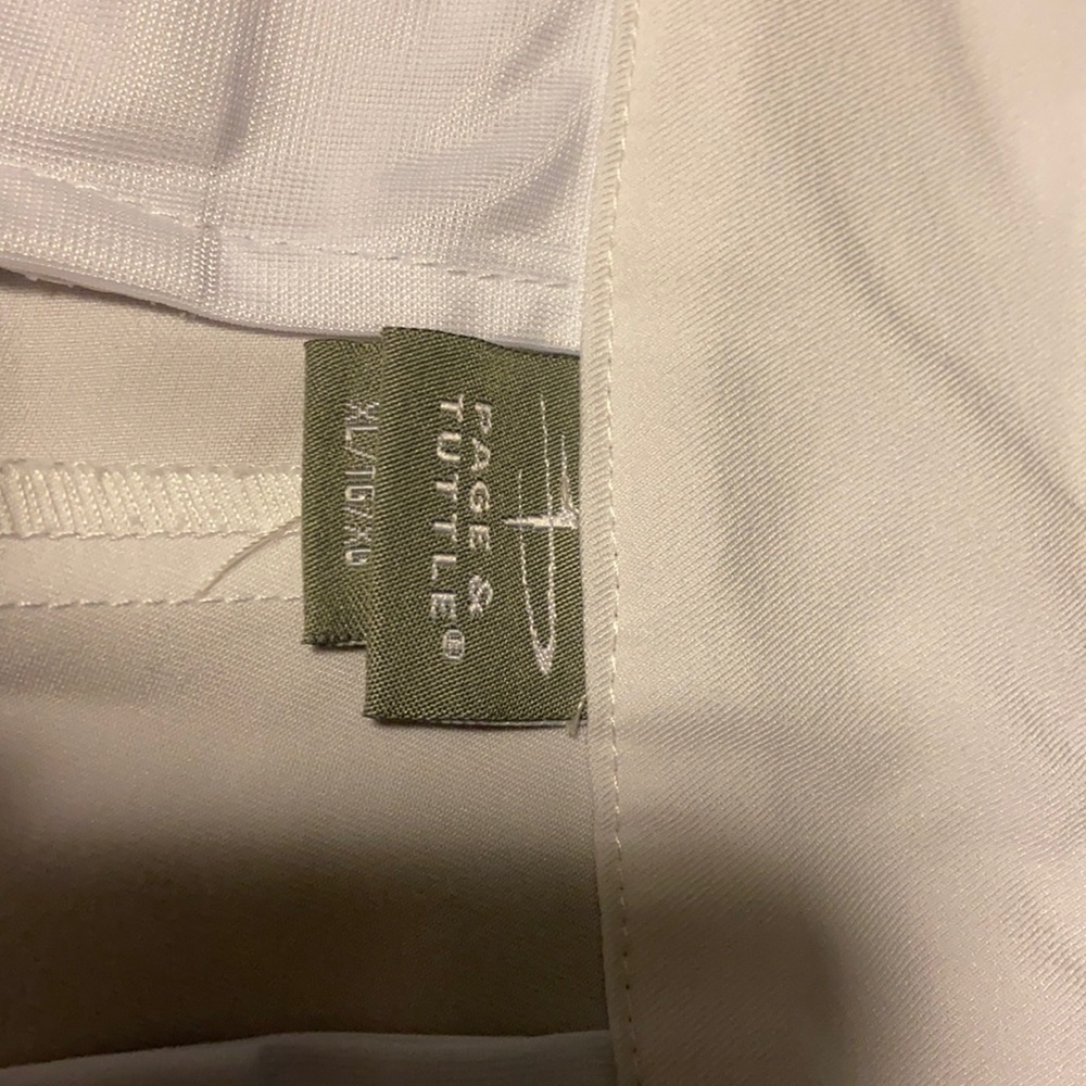 White golf shorts worn once